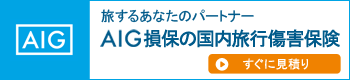 AIG損保の国内旅行